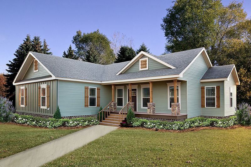 Picture of a modular house